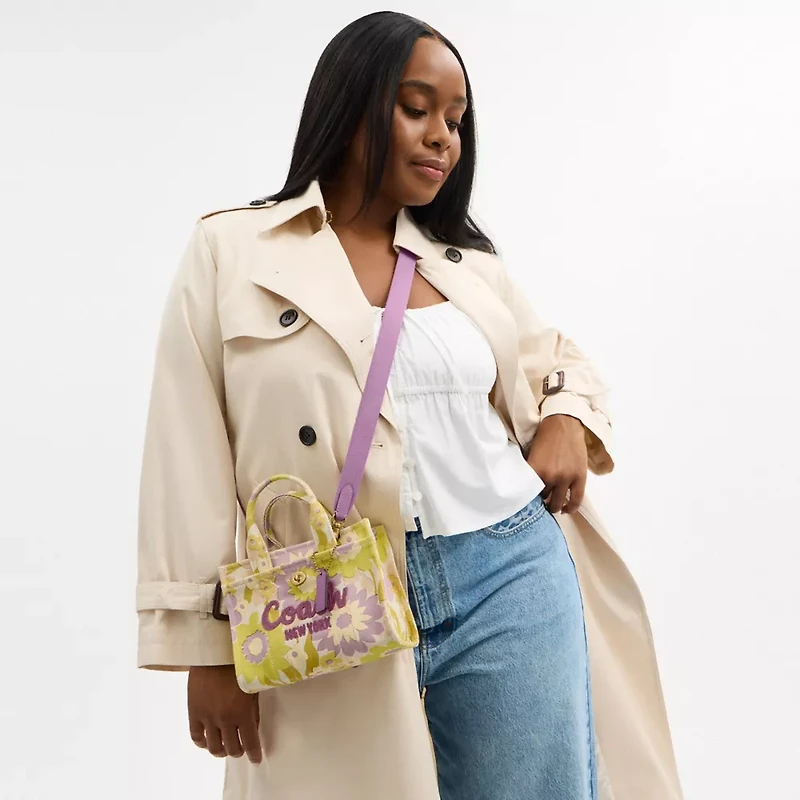 Cargo Tote Bag 20 With Floral Print