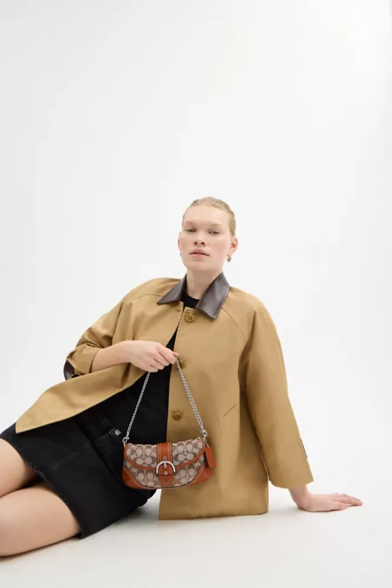 Soho Bag 25 In Crystal Signature Jacquard