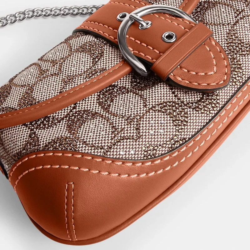 Soho Bag 25 In Crystal Signature Jacquard