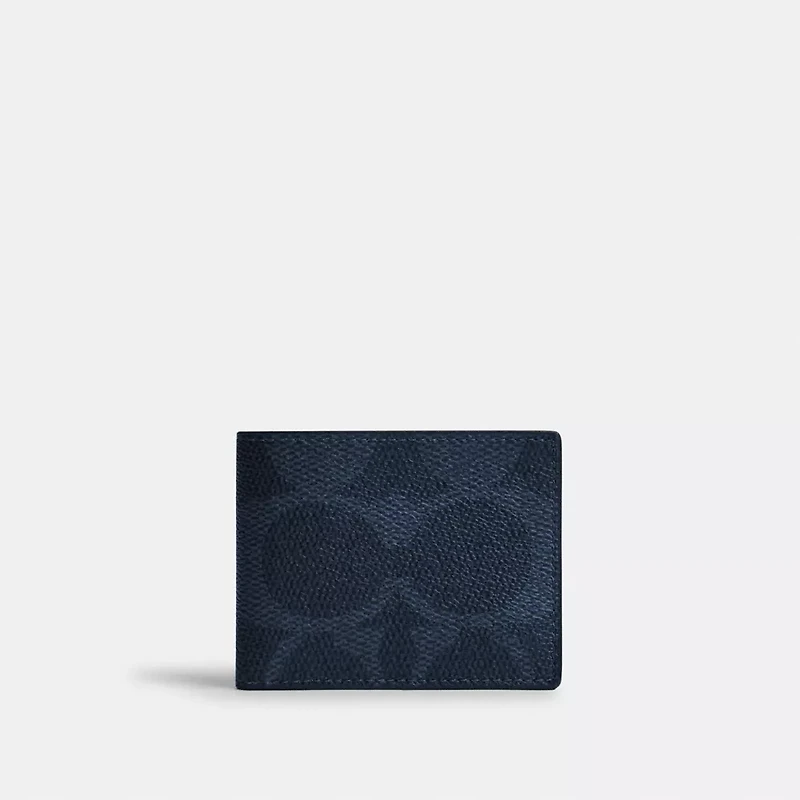 Slim Billfold Wallet In Maxi Signature Canvas