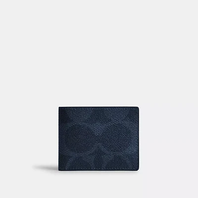 Slim Billfold Wallet In Maxi Signature Canvas