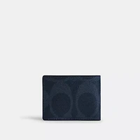 Slim Billfold Wallet In Maxi Signature Canvas