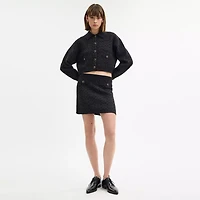 Signature Cropped Cardigan