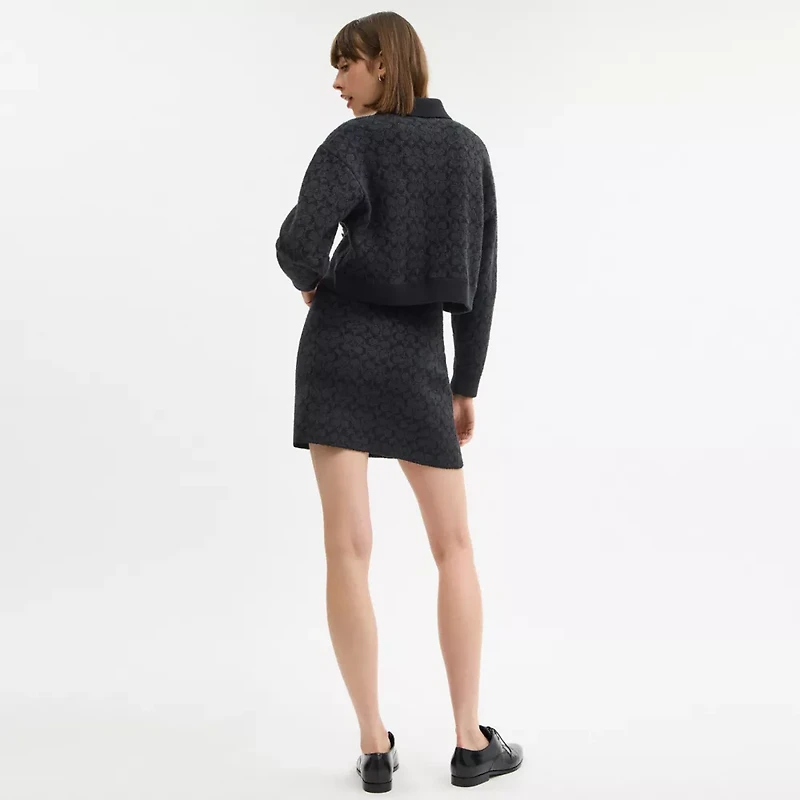 Signature Cropped Cardigan