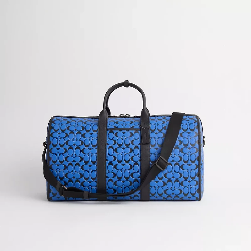 Restored Gotham Duffle Bag In Signature Leather