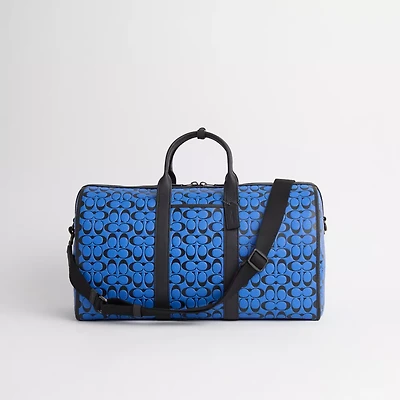 Restored Gotham Duffle Bag In Signature Leather