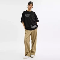 Sketch Horse And Carriage Relaxed T Shirt Organic Cotton