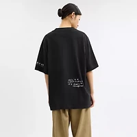 Sketch Horse And Carriage Relaxed T Shirt Organic Cotton