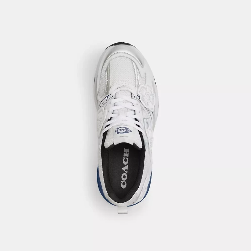Mesh Sneaker With Tea Rose