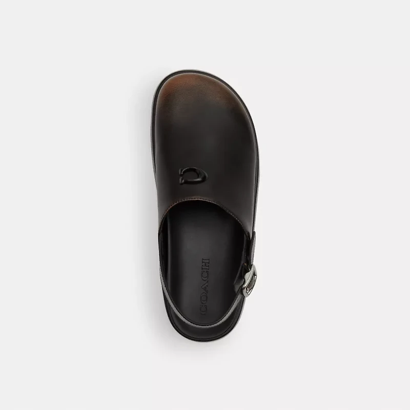 Sculpted C Platform Clog Loved Leather
