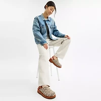 Sculpted C Platform Clog Signature Textile Jacquard