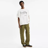 Heritage Sketch Print Relaxed T Shirt Organic Cotton