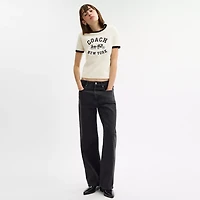 Horse And Carriage Ringer T Shirt Organic Cotton