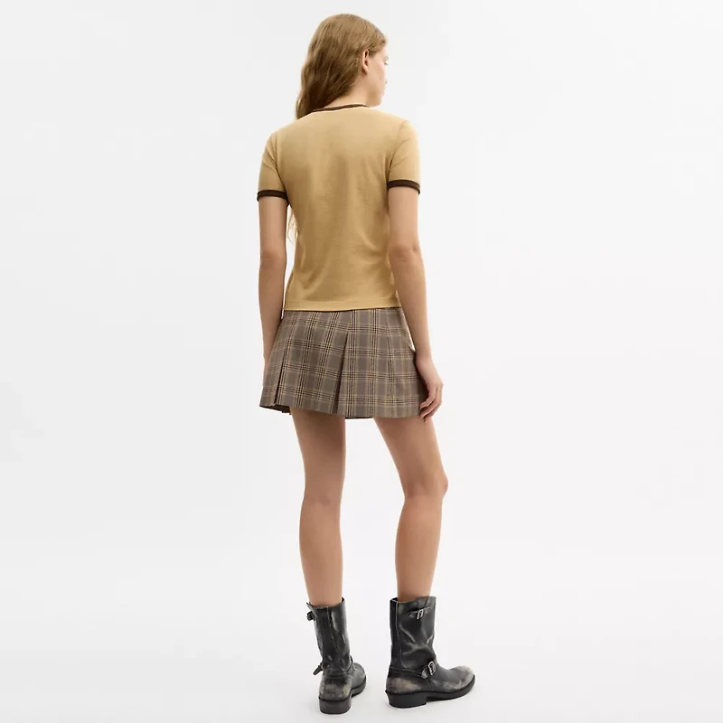 Horse And Carriage Ringer T-Shirt In Organic Cotton