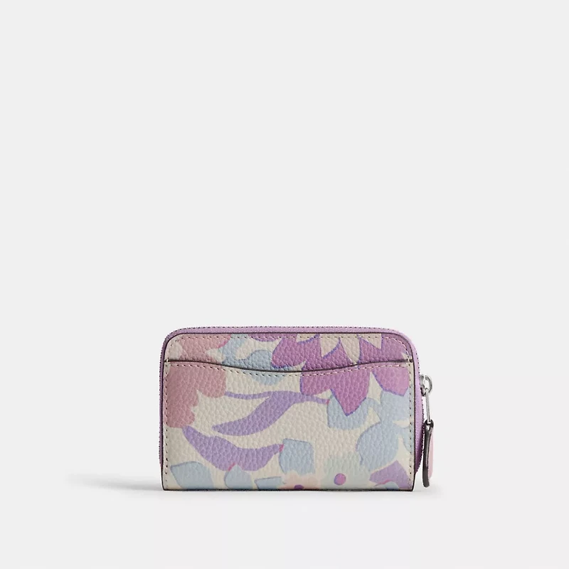 Essential Small Zip Around Card Case With Floral Print