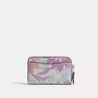 Essential Small Zip Around Card Case With Floral Print