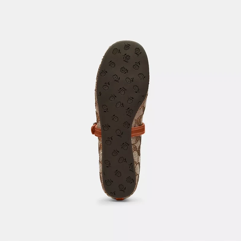 Mary Jane Crystal Signature Jacquard