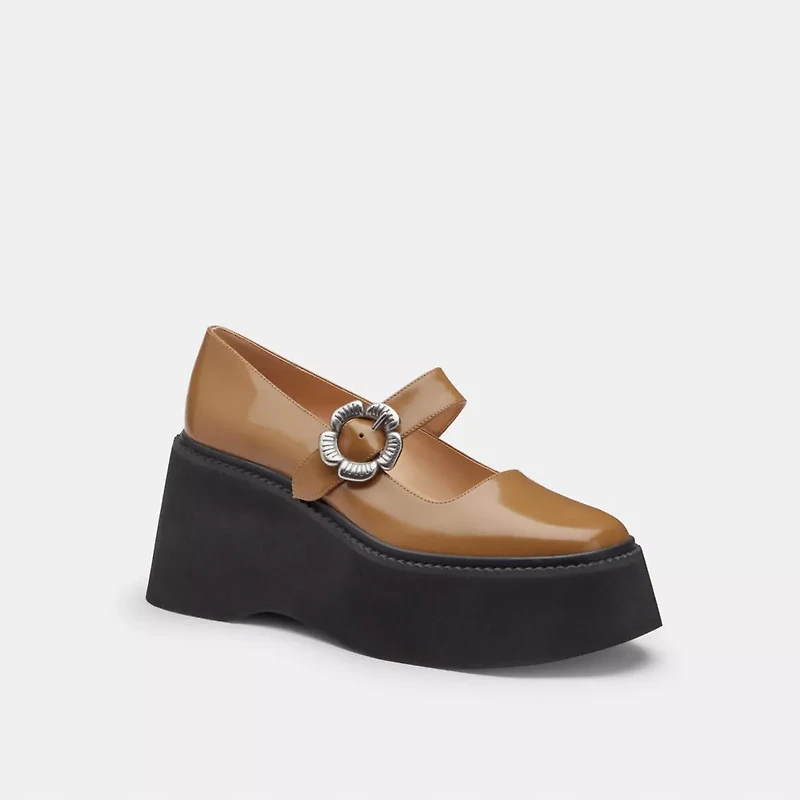 Tea Rose Platform Mary Jane