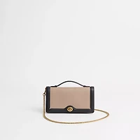 Restored Riley Chain Clutch In Colorblock