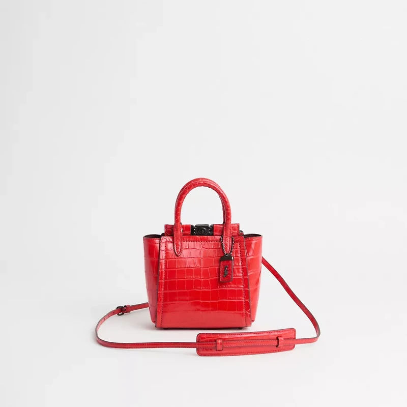 Restored Troupe Tote 16 In Alligator