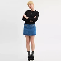 Heritage C Denim Mini Skirt Organic Cotton