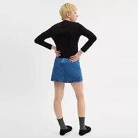 Heritage C Denim Mini Skirt Organic Cotton