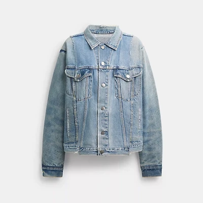 Repurposed Denim Trucker Jacket