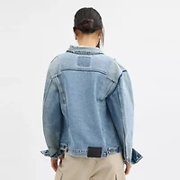 Repurposed Denim Trucker Jacket