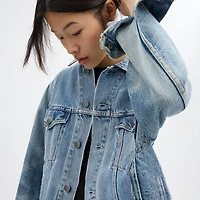 Repurposed Denim Trucker Jacket