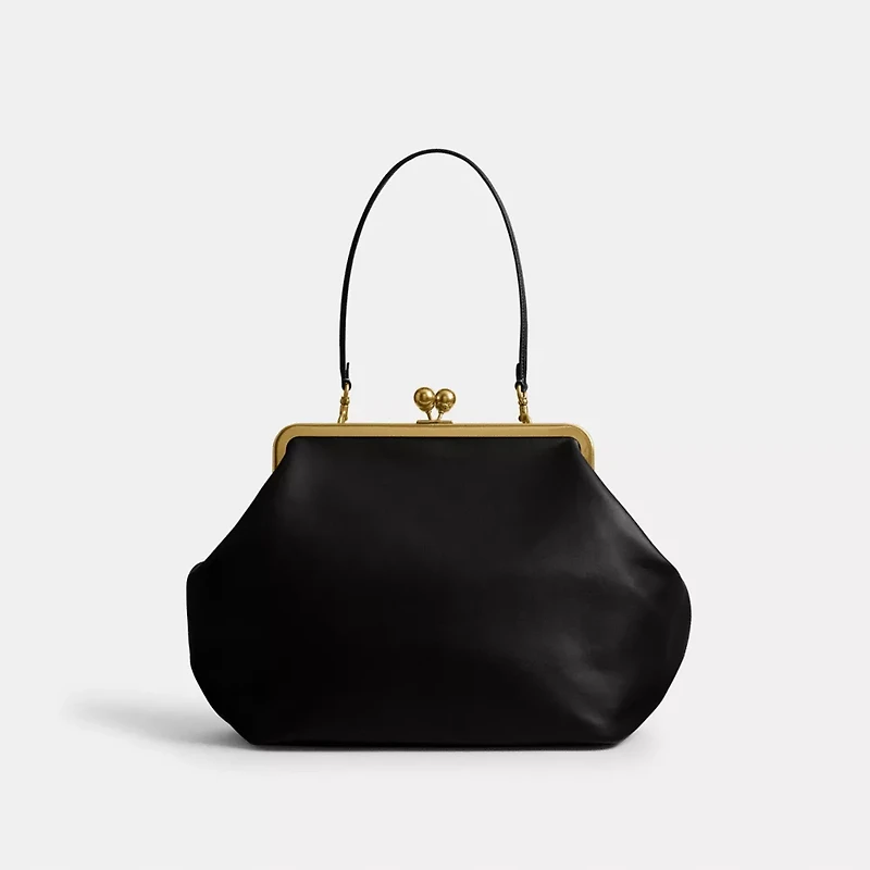 Large Kisslock Frame Bag