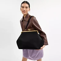 Large Kisslock Frame Bag