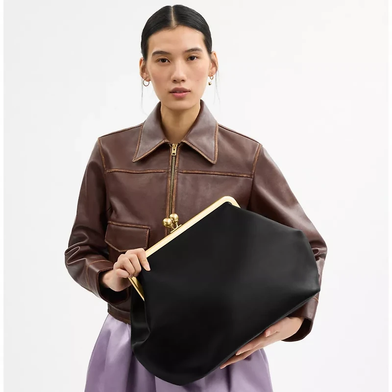 Large Kisslock Frame Bag