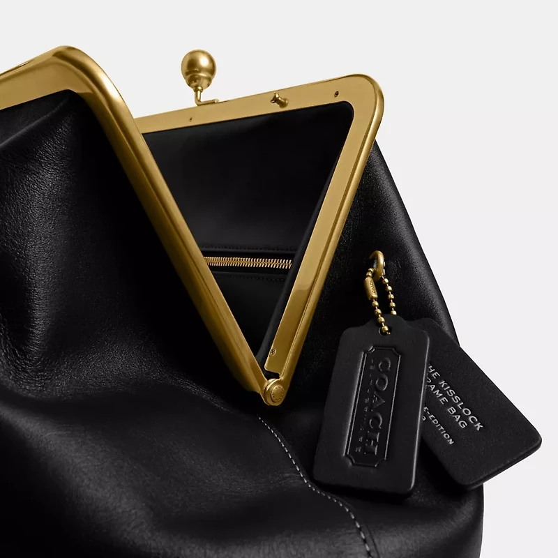 Large Kisslock Frame Bag