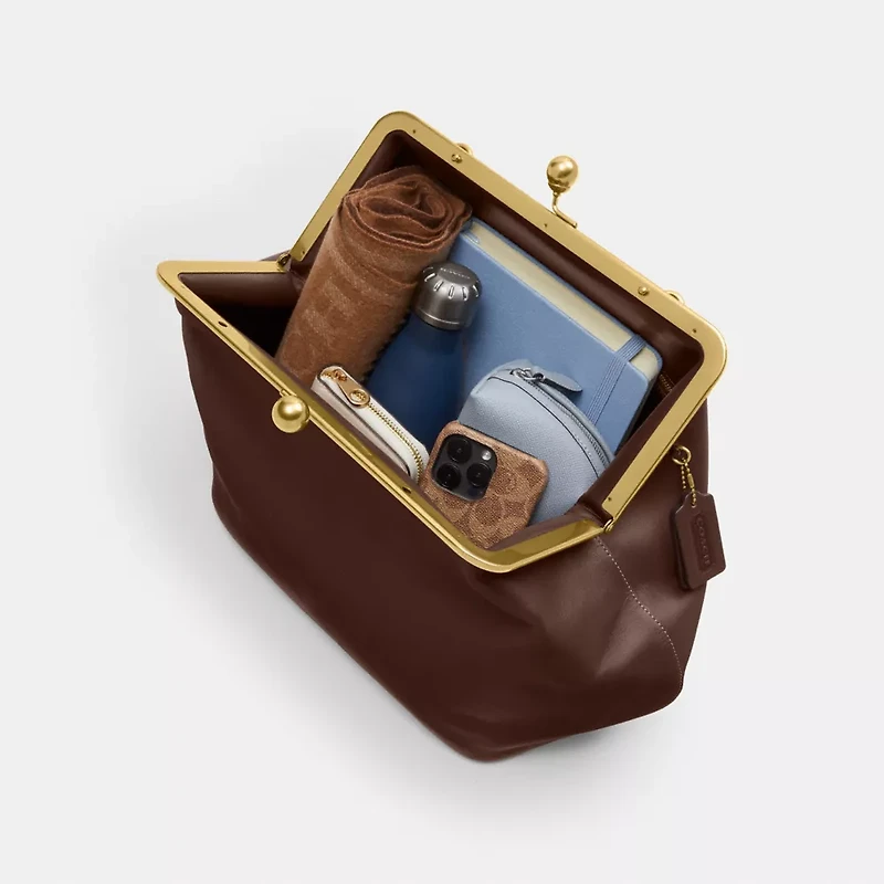 Large Kisslock Frame Bag