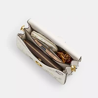 Chain Tabby Shoulder Bag With Sketch Print