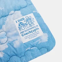 Coachtopia Loop Quilted Flat Tote With Cloud Print
