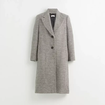 Restored Herringbone Oversized Coat