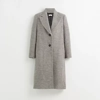 Restored Herringbone Oversized Coat