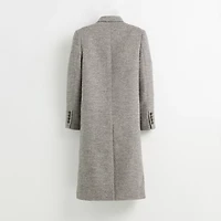 Restored Herringbone Oversized Coat
