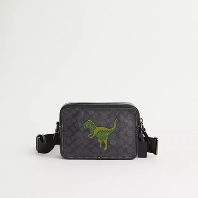 Restored Charter Crossbody Bag 24 In Signature Canvas With Rexy