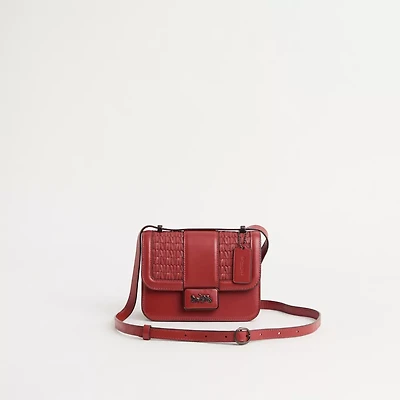 Restored Alie Shoulder Bag 18 With Weaving