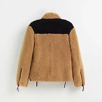 Restored Colorblock Shearling Jacket