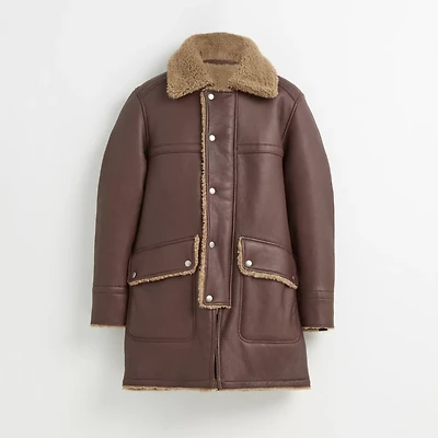 Restored Reversible Shearling Coat