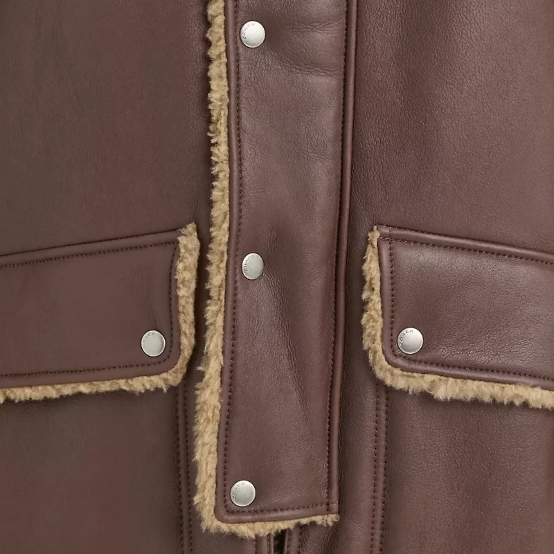 Restored Reversible Shearling Coat