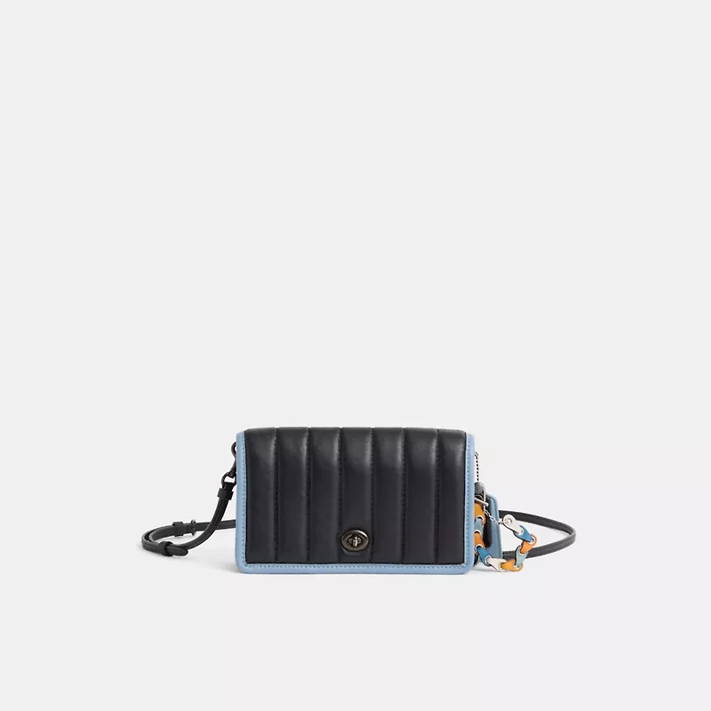 Upcrafted Hayden Foldover Crossbody Clutch Bag With Quilting