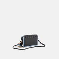 Upcrafted Hayden Foldover Crossbody Clutch Bag With Quilting