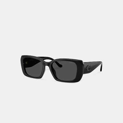Maxi Sculpted C Oversized Rectangle Sunglasses