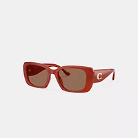Maxi Sculpted C Oversized Rectangle Sunglasses