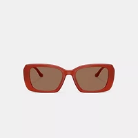 Maxi Sculpted C Oversized Rectangle Sunglasses
