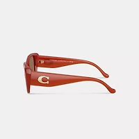Maxi Sculpted C Oversized Rectangle Sunglasses